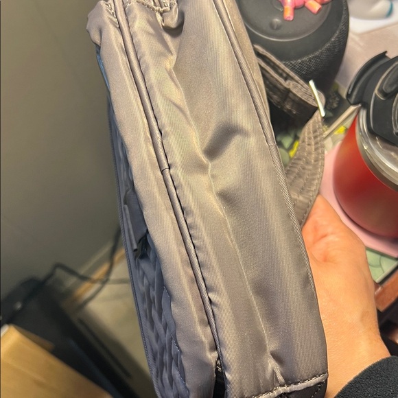 Lug Carousel Quilted  Crossbody Bag- toffee - Picture 9 of 10